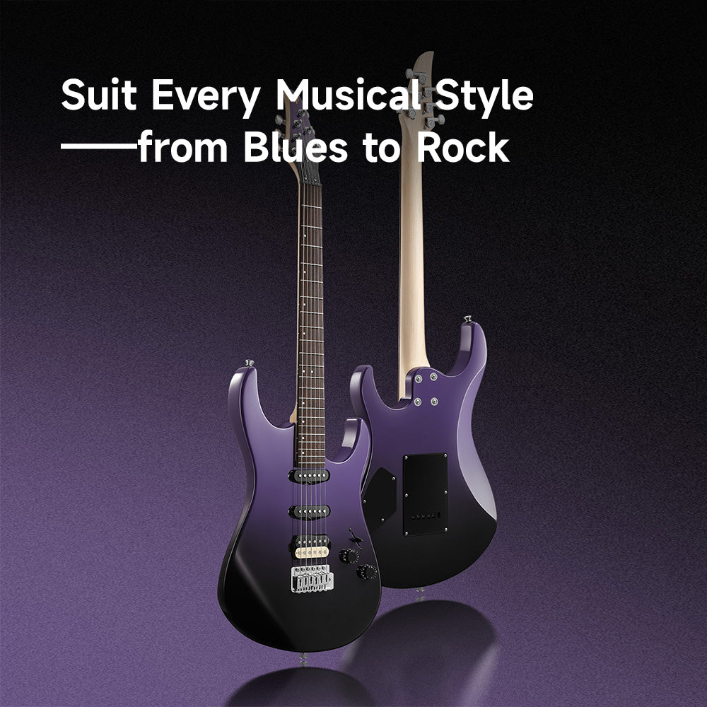 Descripción: Guitarra Donner DMT-66 Midnight Purple Gradient