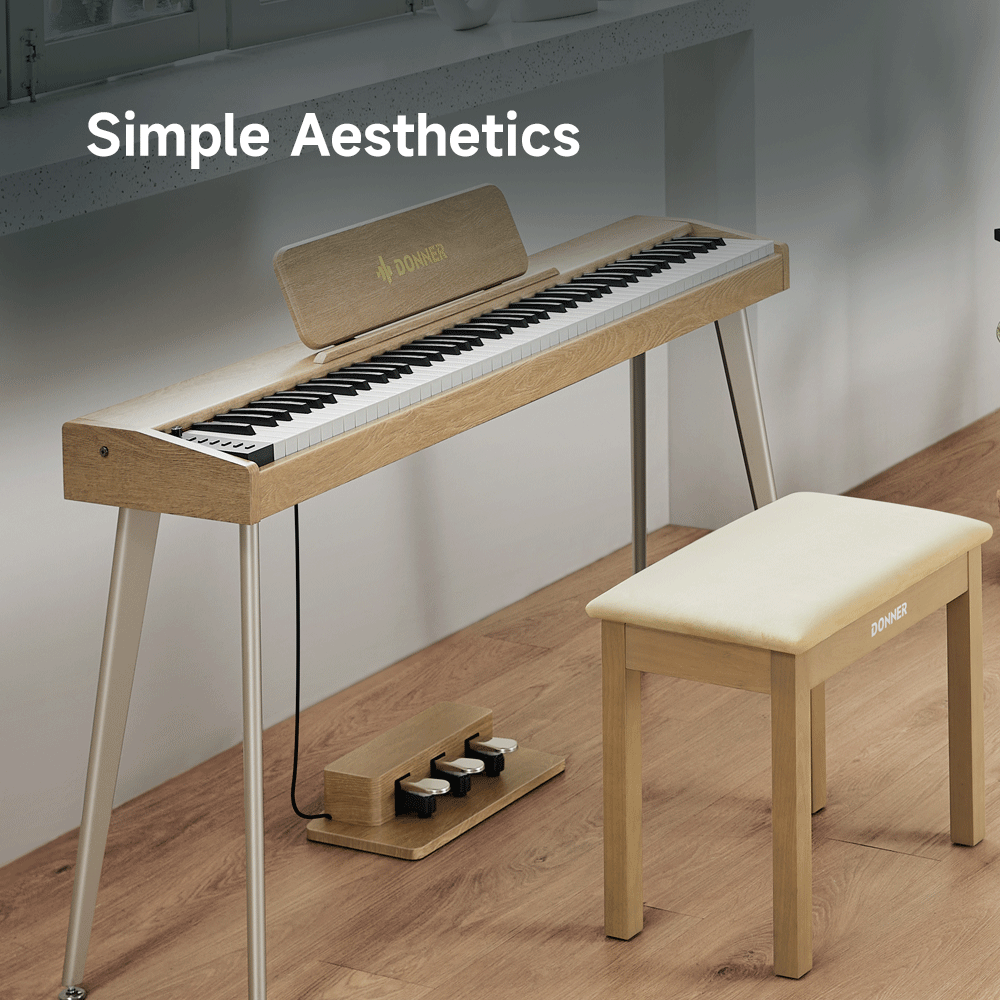 DDP-60: el popular y asequible piano eléctrico de Donner