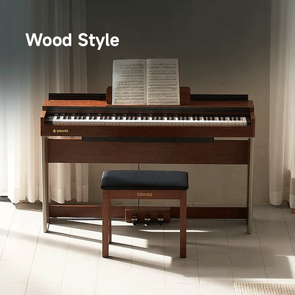 Redescubriendo la elegancia y el sonido: presentación del piano digital vertical Donner DDP-200