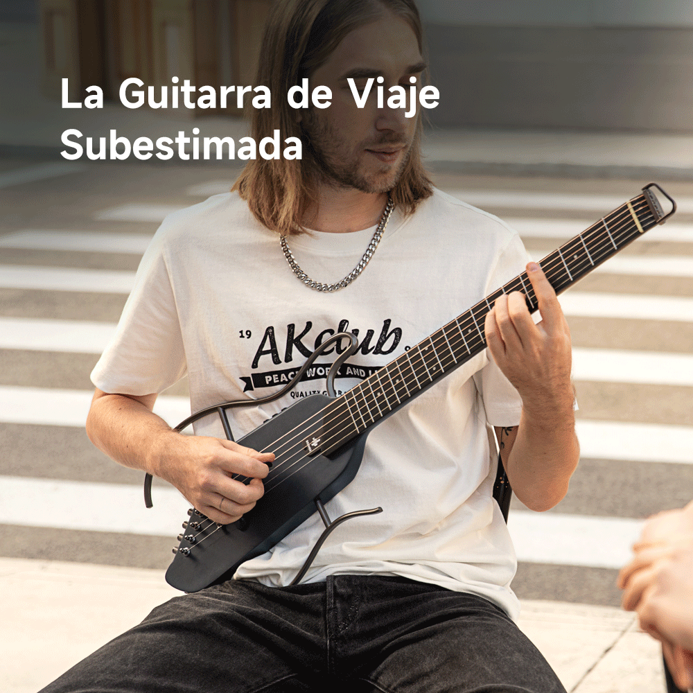 La Mejor Guitarra para Nómadas Digitales: Donner Hush-I en la Vida Real