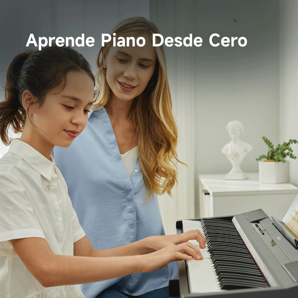 Una guía para principiantes sobre el aprendizaje del piano: un método paso a paso para principiantes sin conocimientos básicos