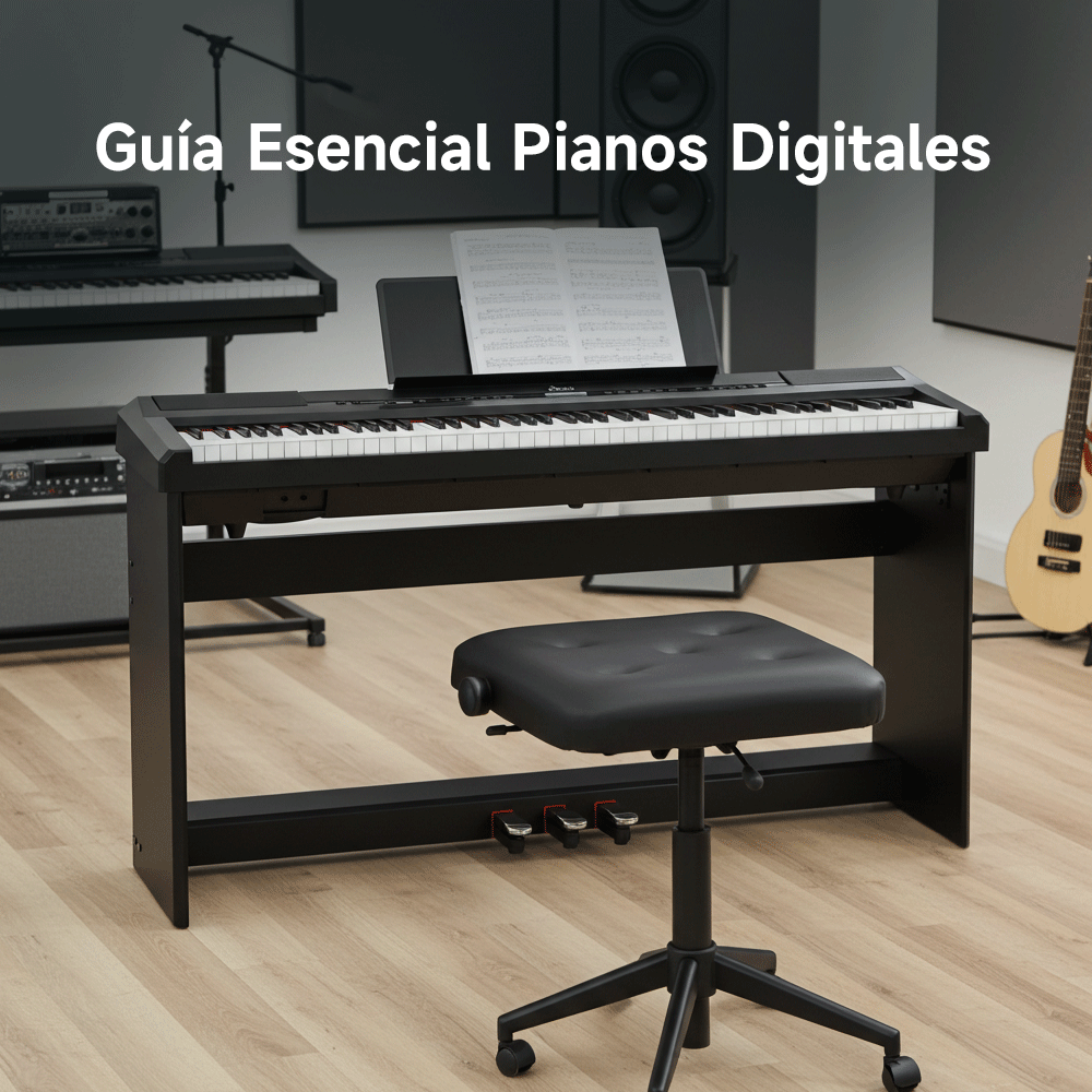Guía para comprar piano digital: tipos y consejos