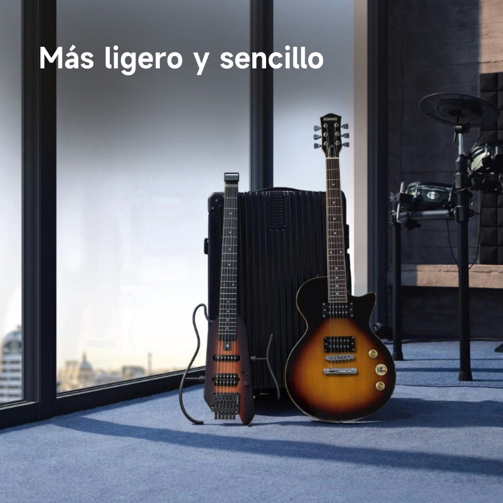 ¿Cuál es exactamente la diferencia entre el HUSH-X y una guitarra eléctrica común?