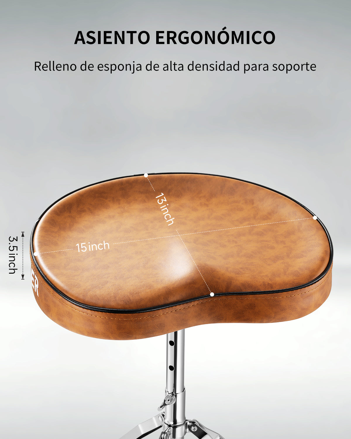 Donner DT-50 Trono para Tambores Delgado Tipo Sillín