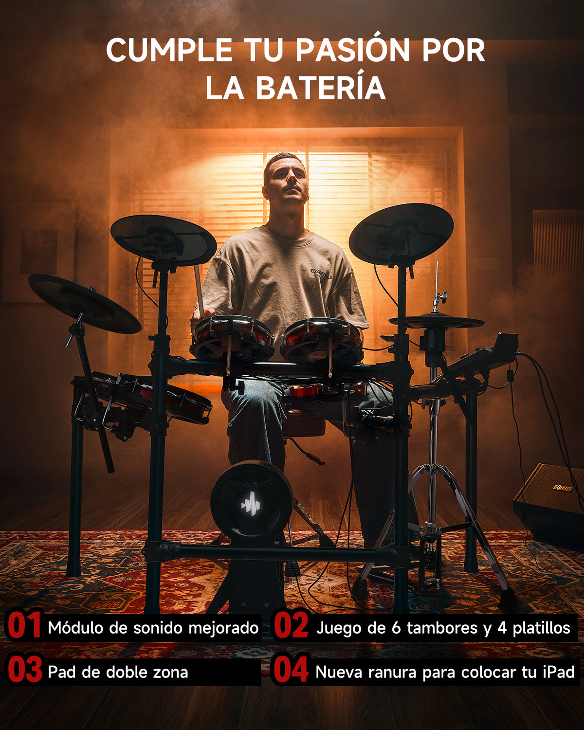 Donner DED-300Pro Batería Electrónica