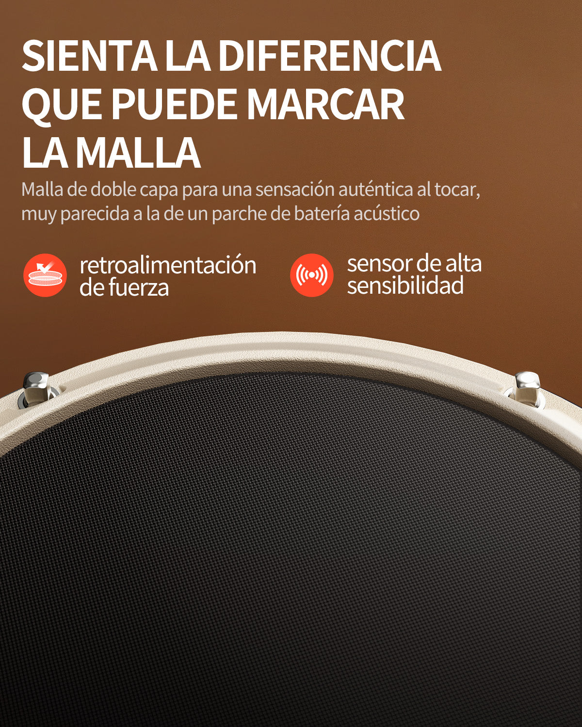 Donner DED-80 Baterias Electronicas Para Principiantes-Blanco##