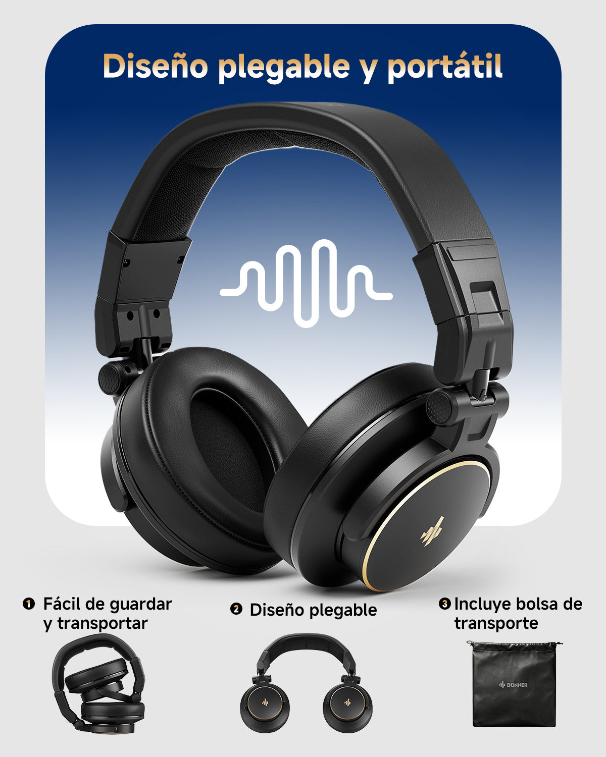Donner MH1 Auriculares con monitor de sonido
