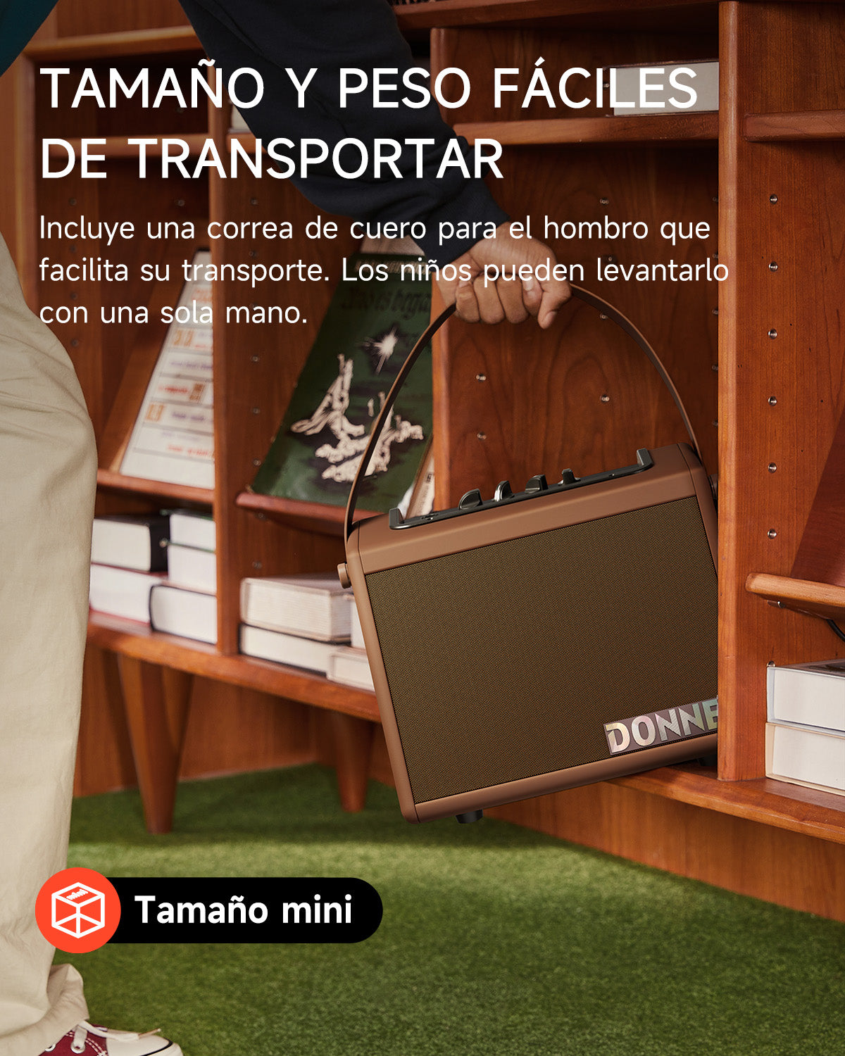 Donner DDA-20 Amplificador eléctrico para batería Marrón