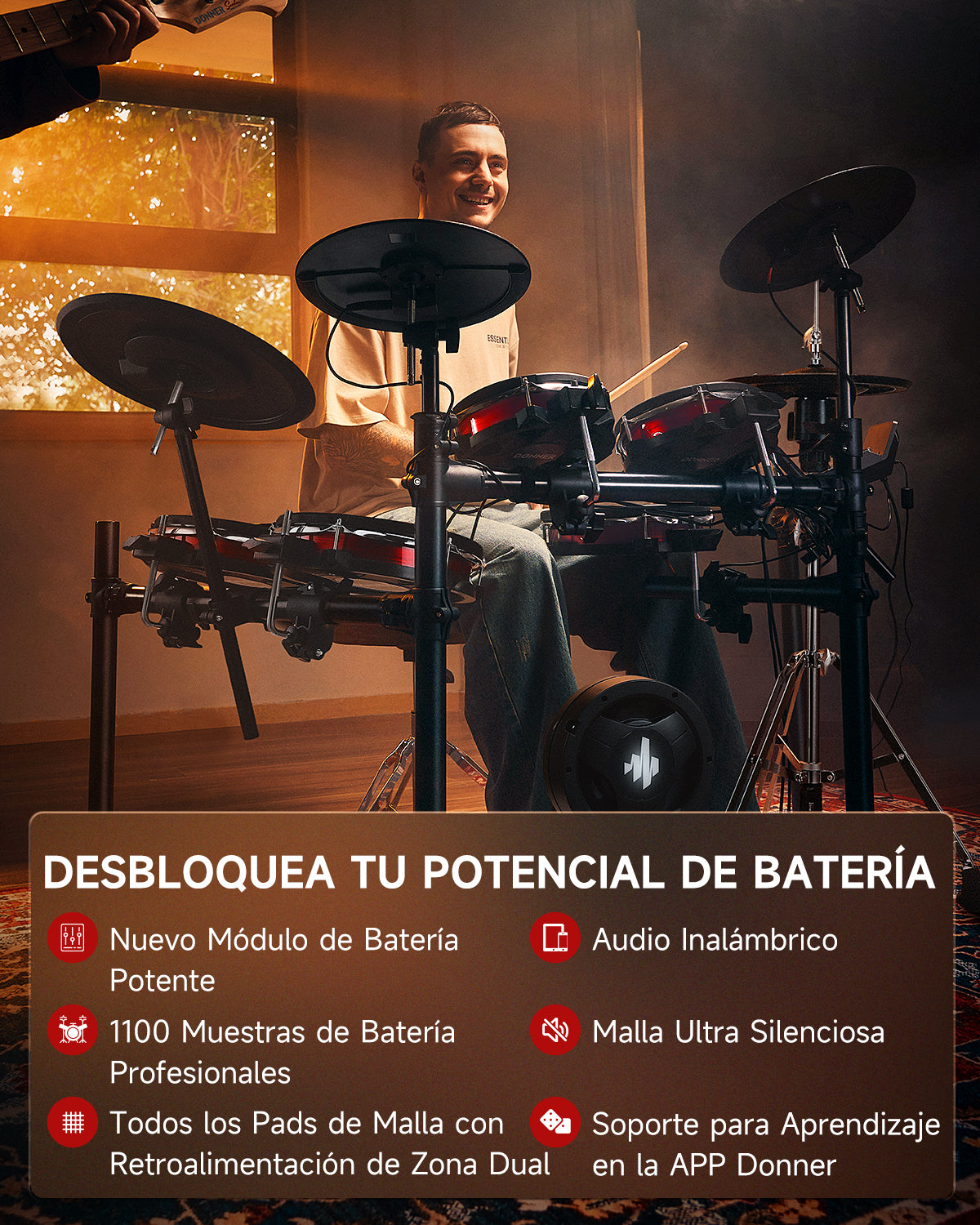 Donner DED-300Pro Batería Electrónica