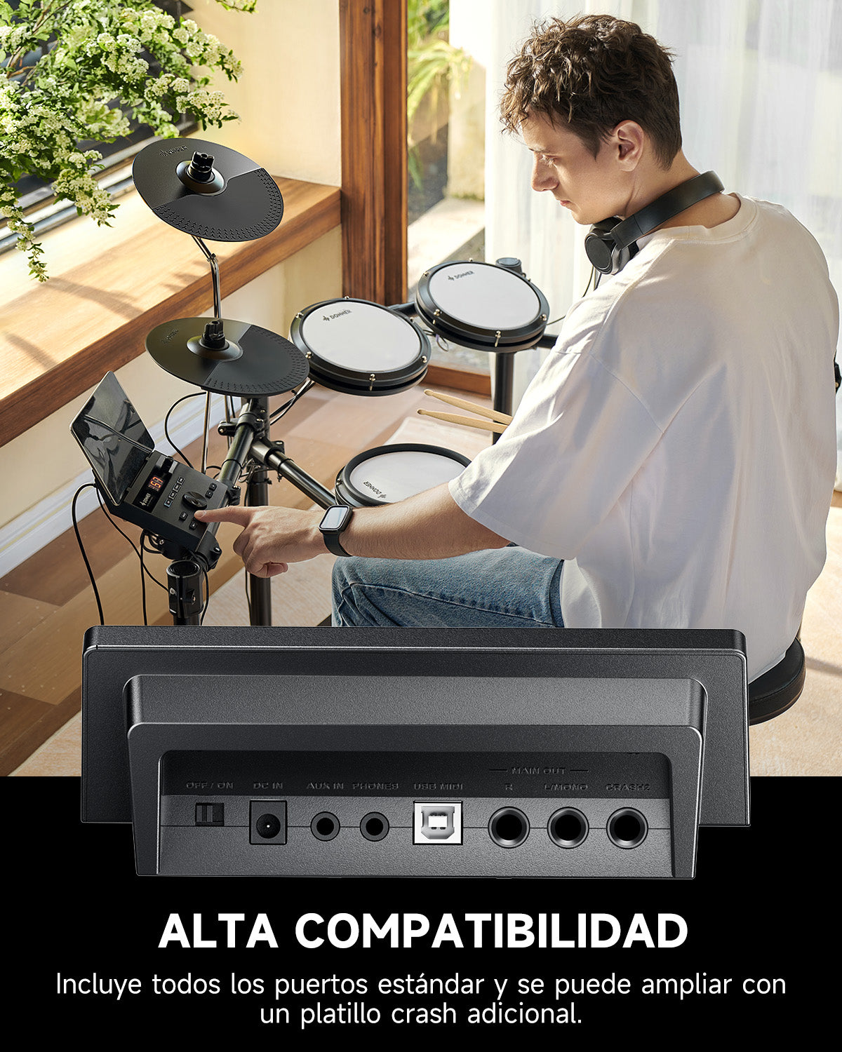Donner DED-100 Baterías Electrónicas Adolescente