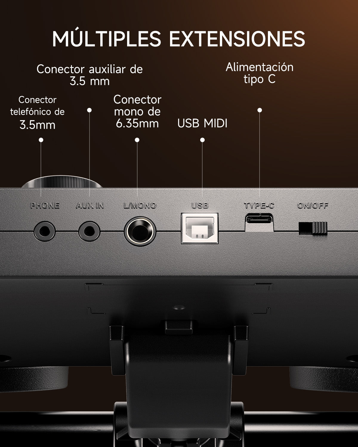 Donner DED-70L Batería Electrónica con luces LED