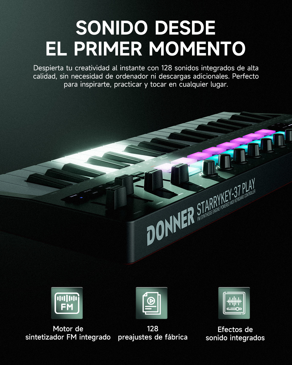 Donner Starrykey-37 Controlador Midi Play