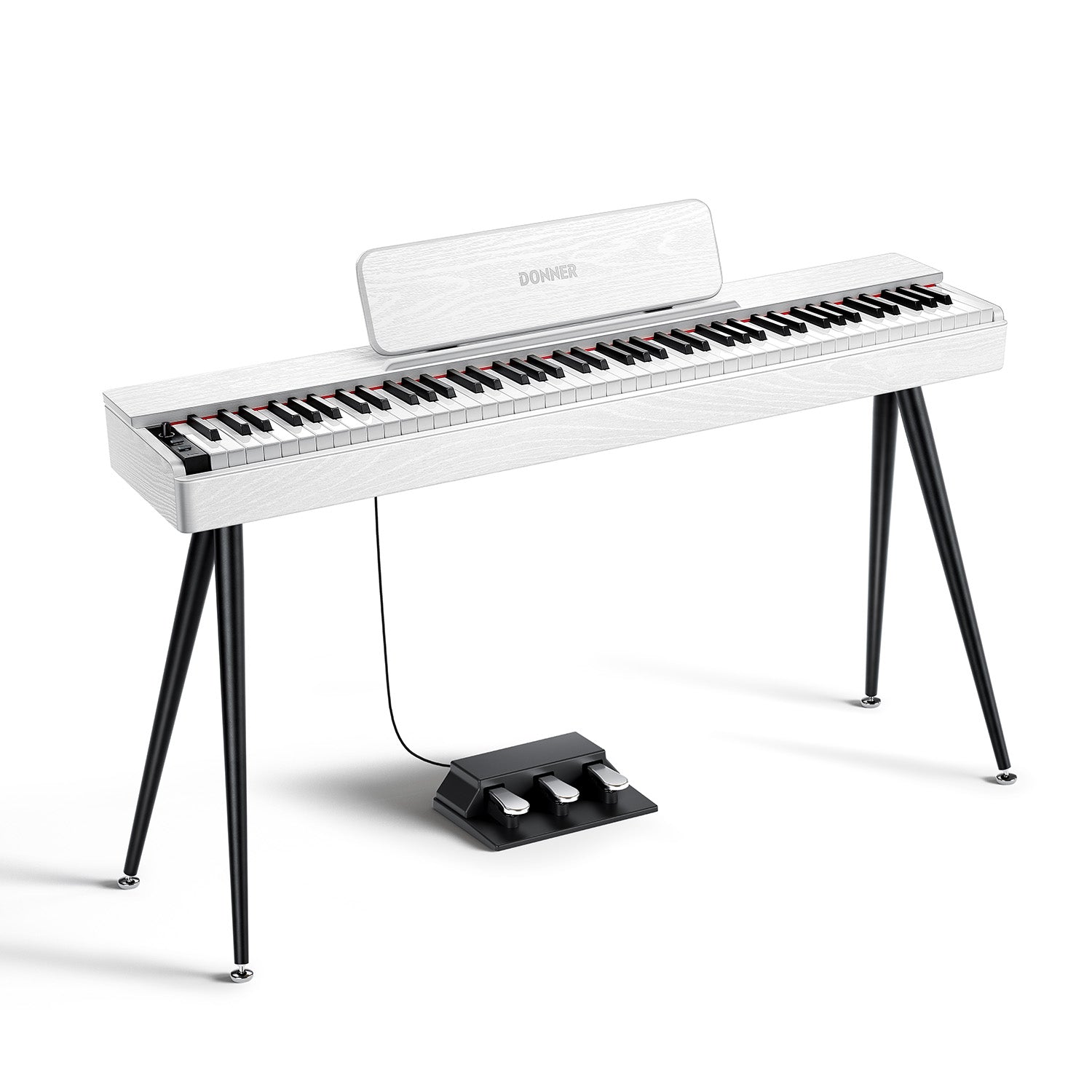 Donner OURA™ S100 Piano digital doméstico de 88 teclas-Blanco##
