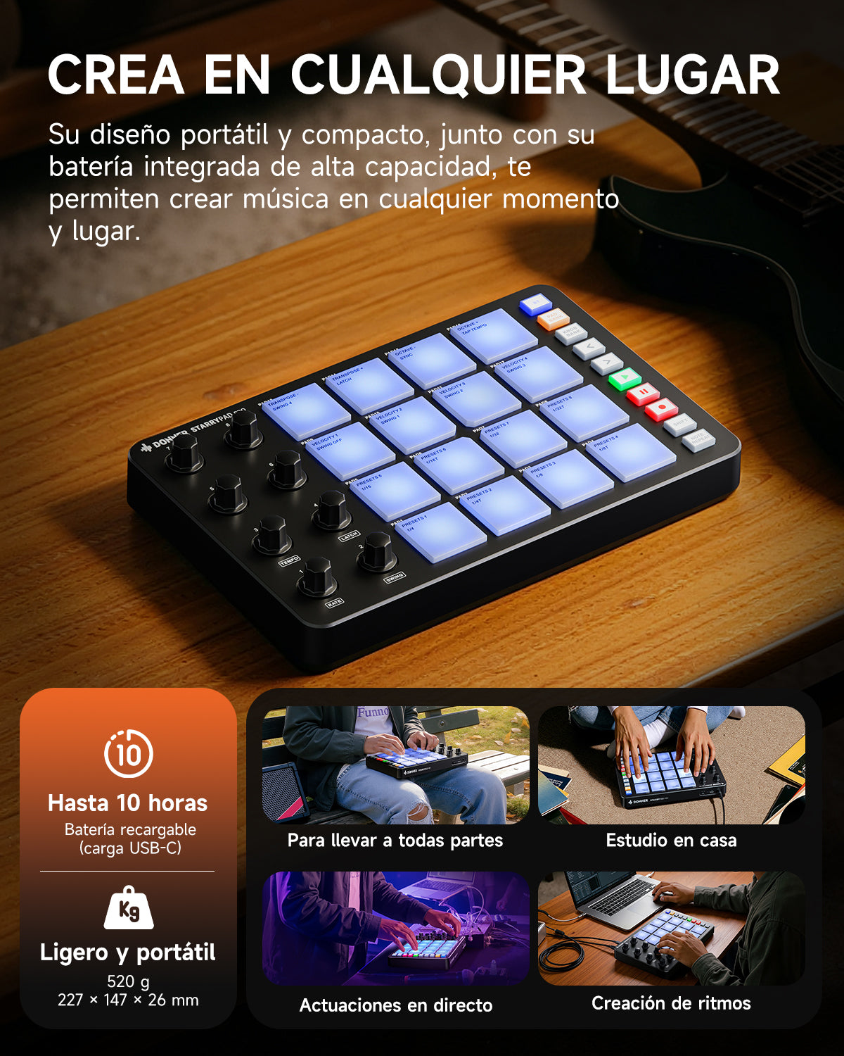 Donner STARRYPAD PRO Controlador MIDI