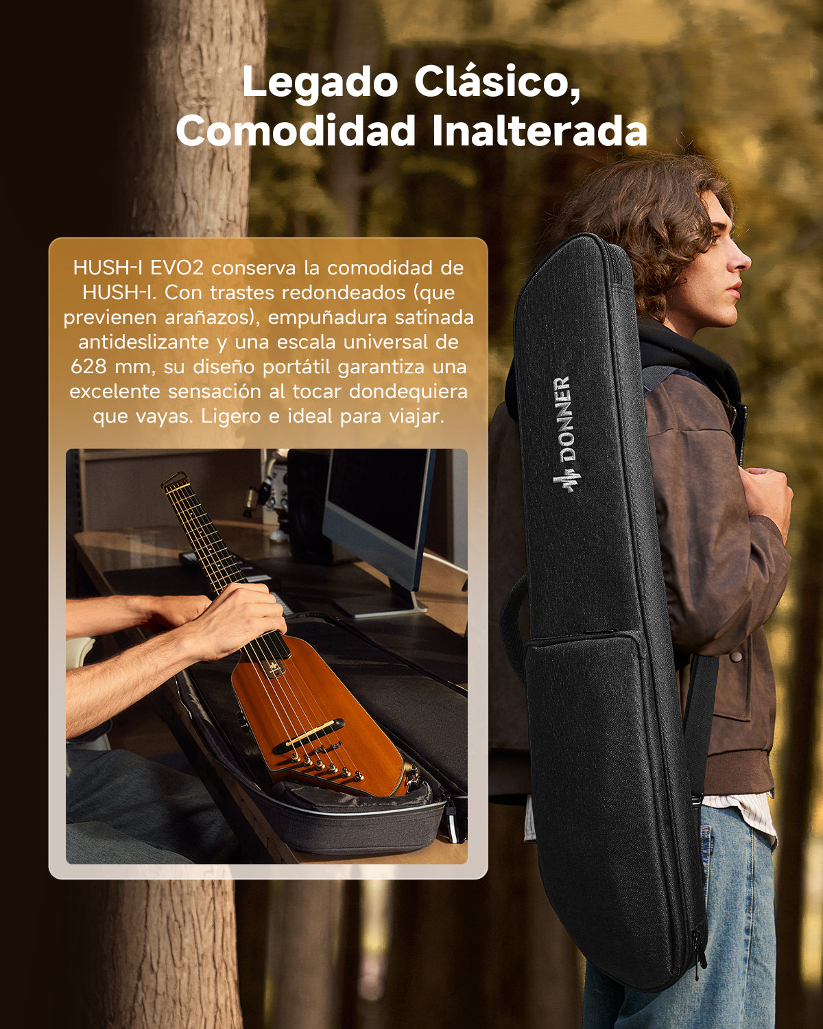 HUSH I Evo2 Guitarra-Natural##