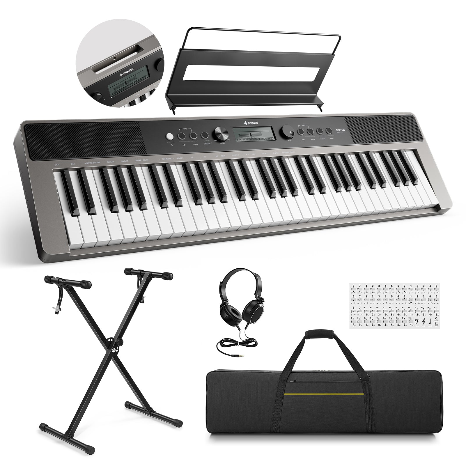 Donner SD-15 de 61 teclas Teclado electrónico