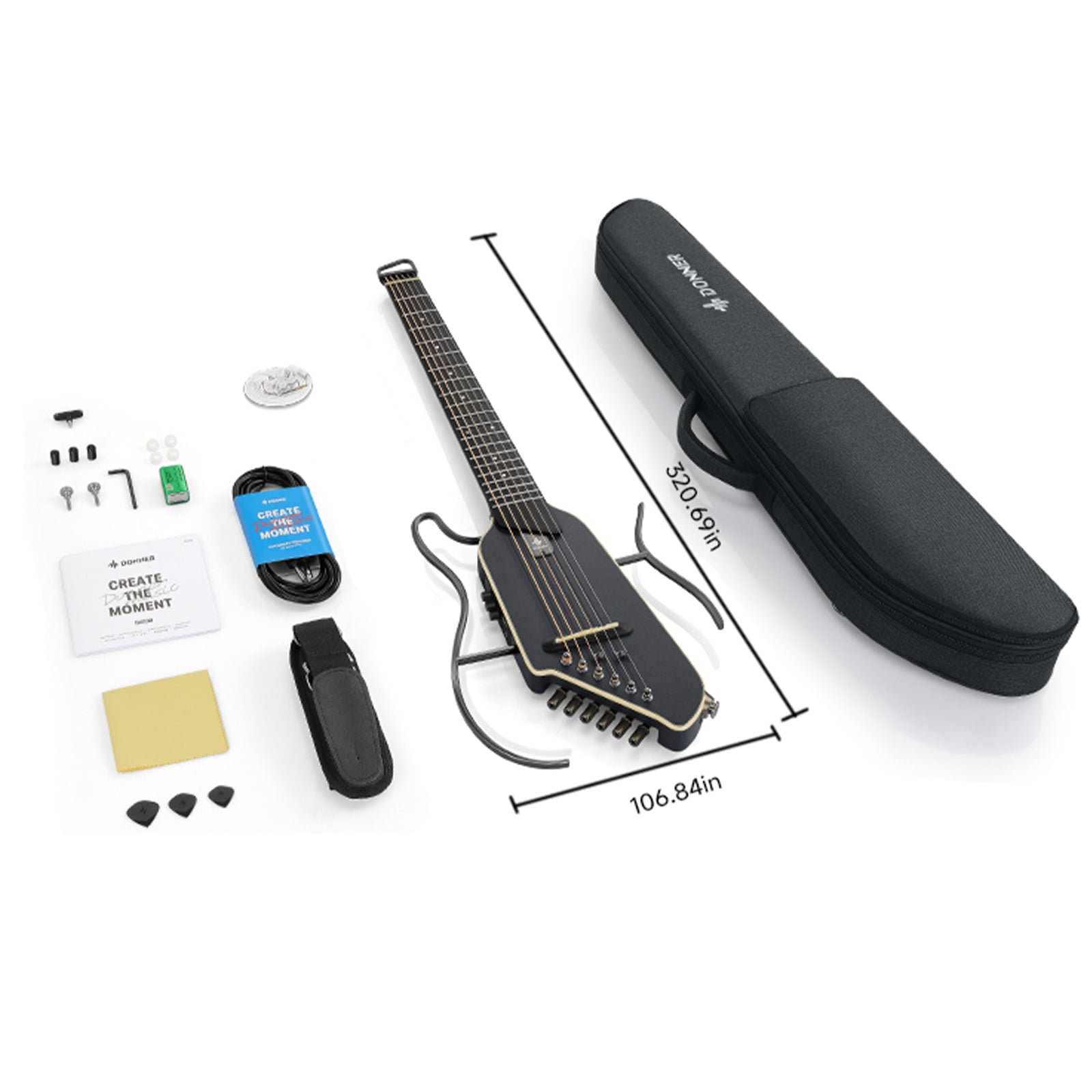 HUSH I Evo2 Guitarra-Negro##