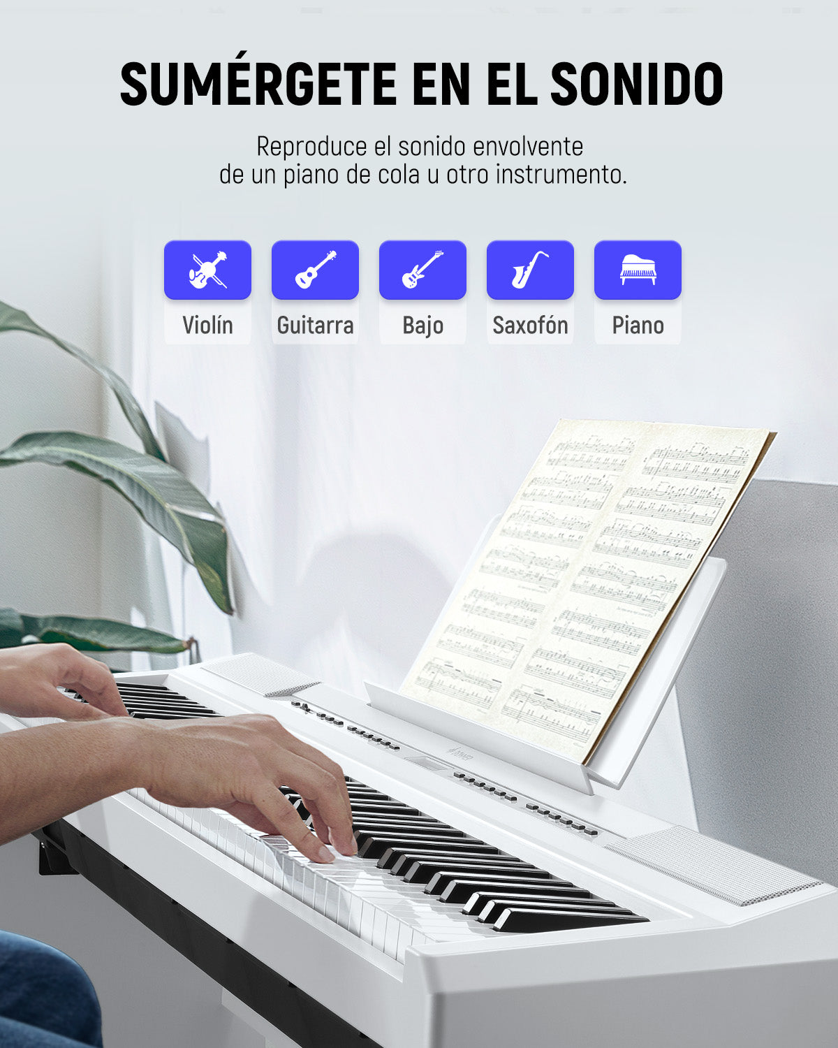 Donner DEP-20 Teclado Electrónico con Soporte