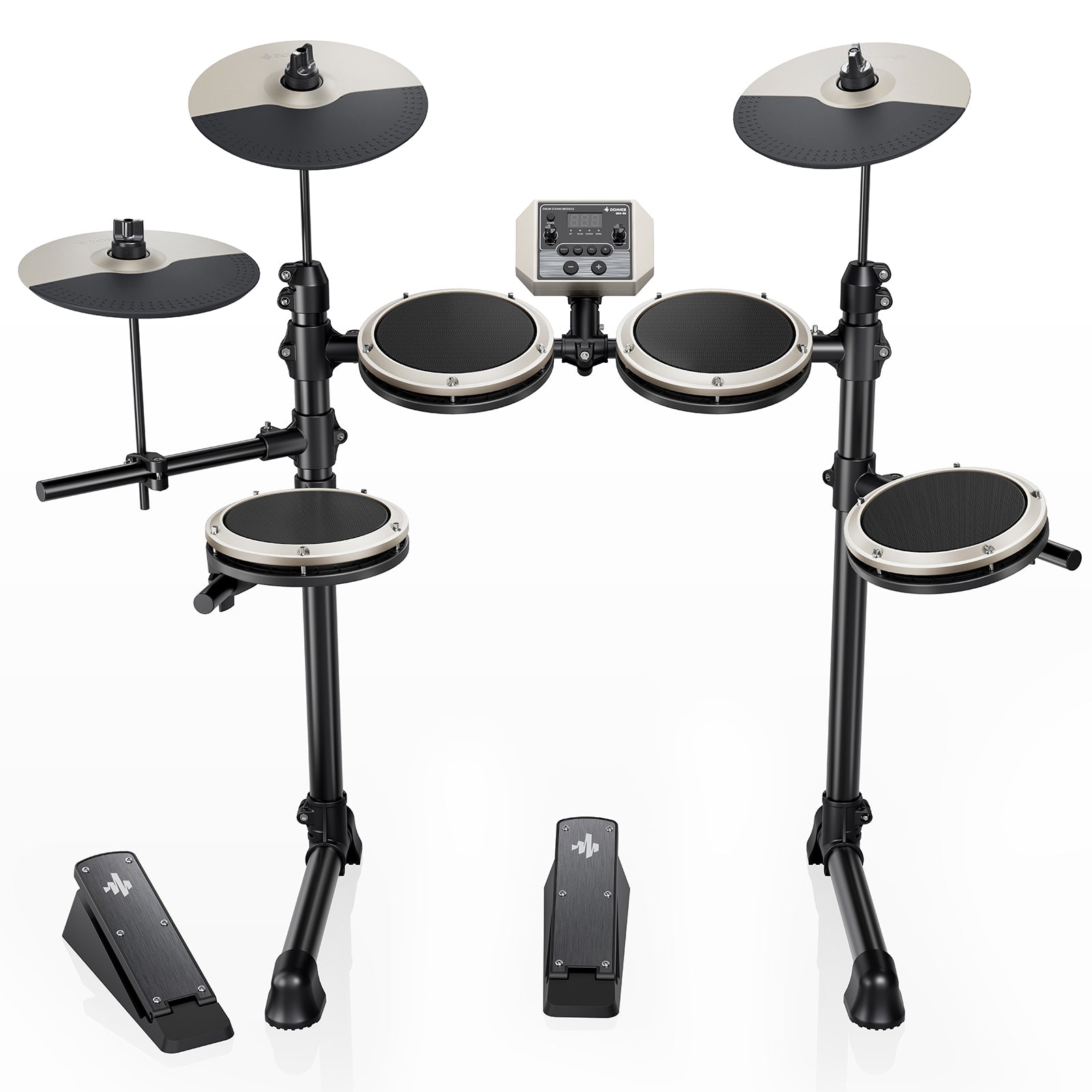 Donner DED-80 Baterias Electronicas Para Principiantes-Blanco##