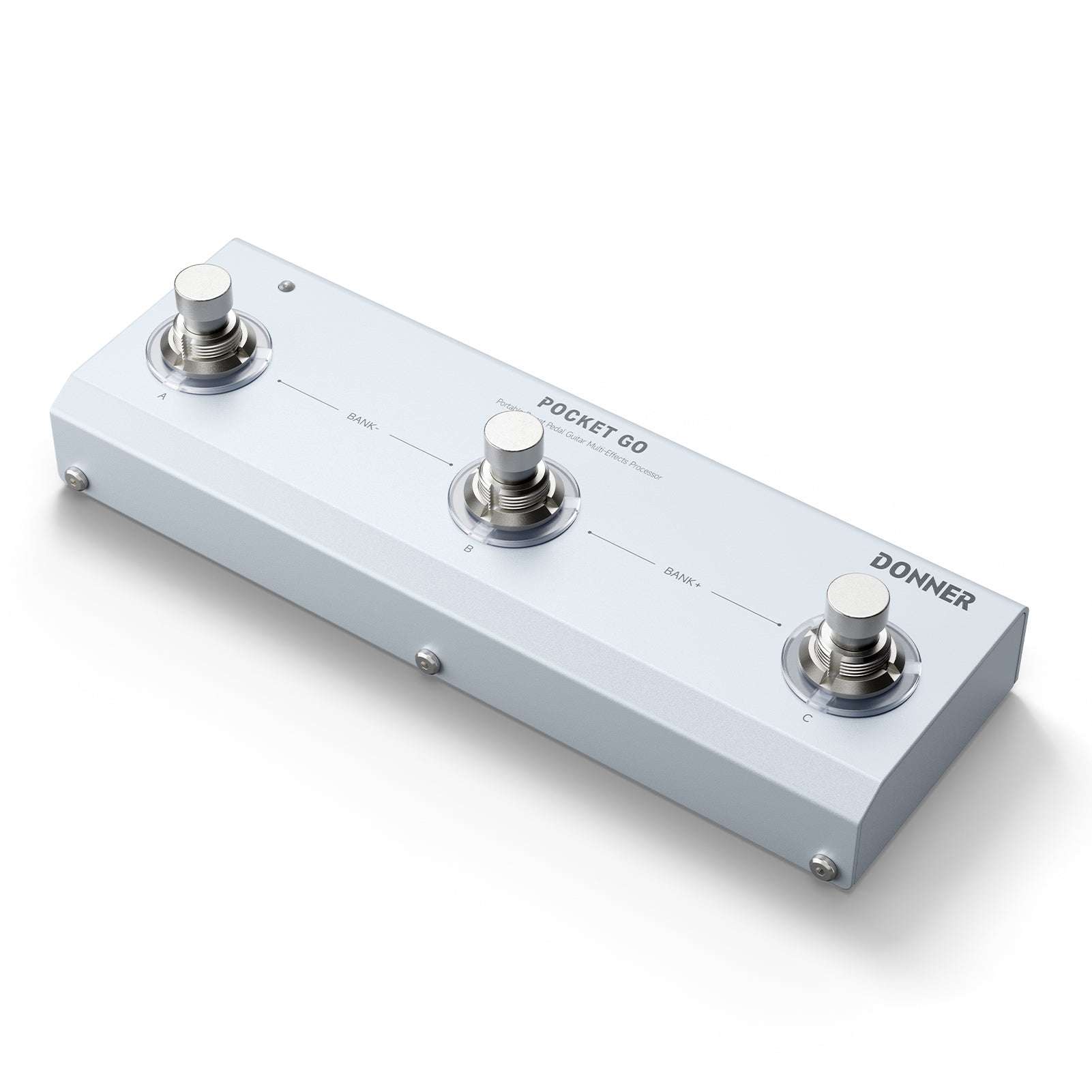 DONNER Pocket Go – Procesador de Efectos Múltiples Portátil con Presets para Guitarra