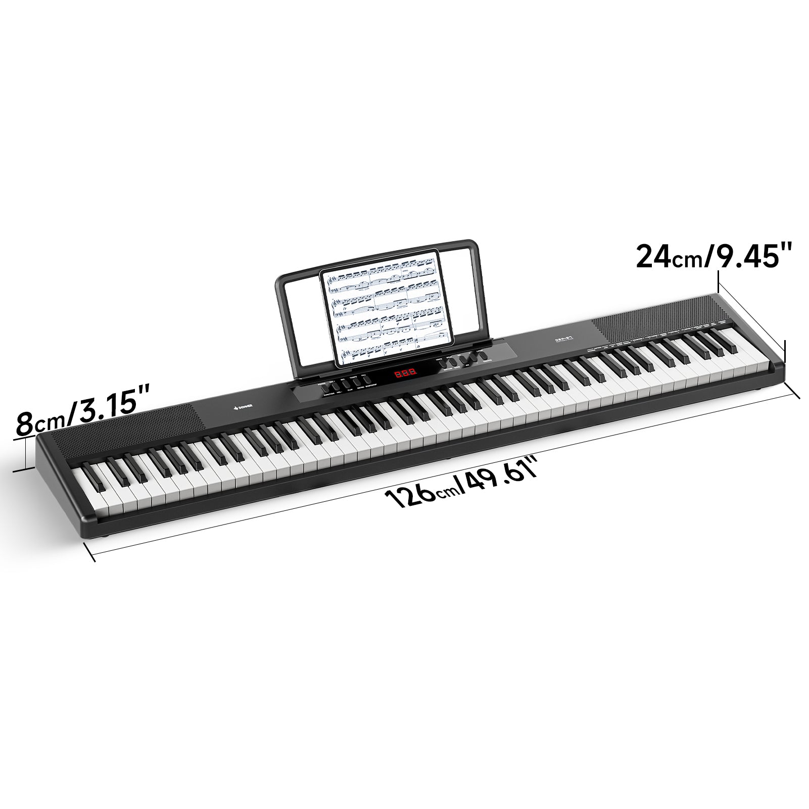 Donner DEP-07 de 88 teclas piano digital portátil con contrapesos