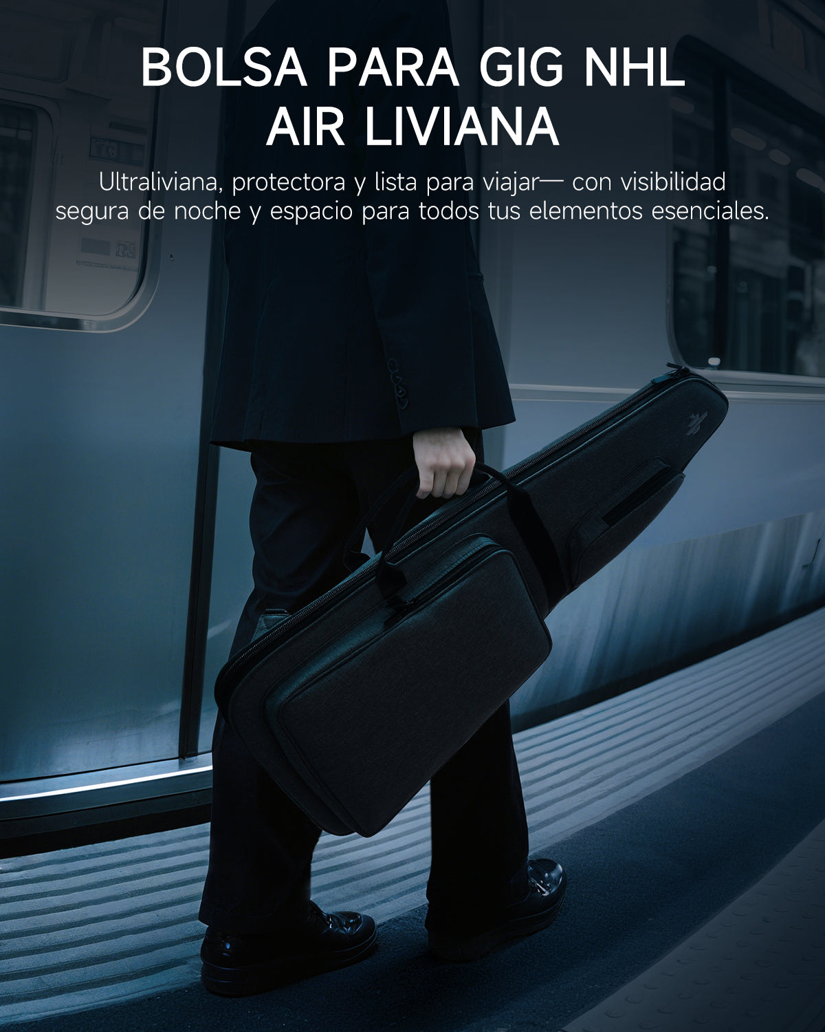 Donner NHL-500 Guitarra eléctrica sin pala-Blanco##