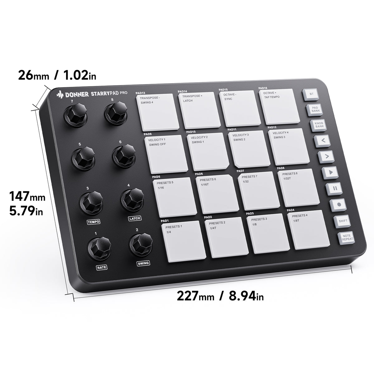 Donner STARRYPAD PRO Controlador MIDI