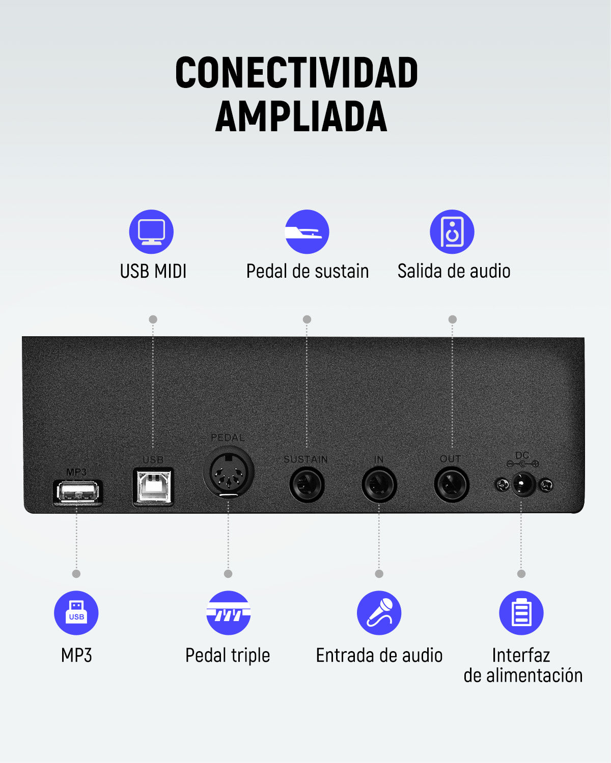 Donner DEP-20 Teclado Electrónico con Soporte