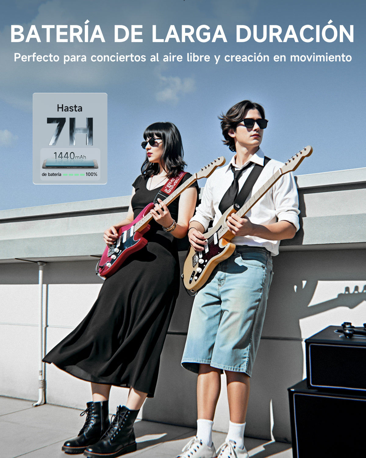 DONNER Pocket Go – Procesador de Efectos Múltiples Portátil con Presets para Guitarra