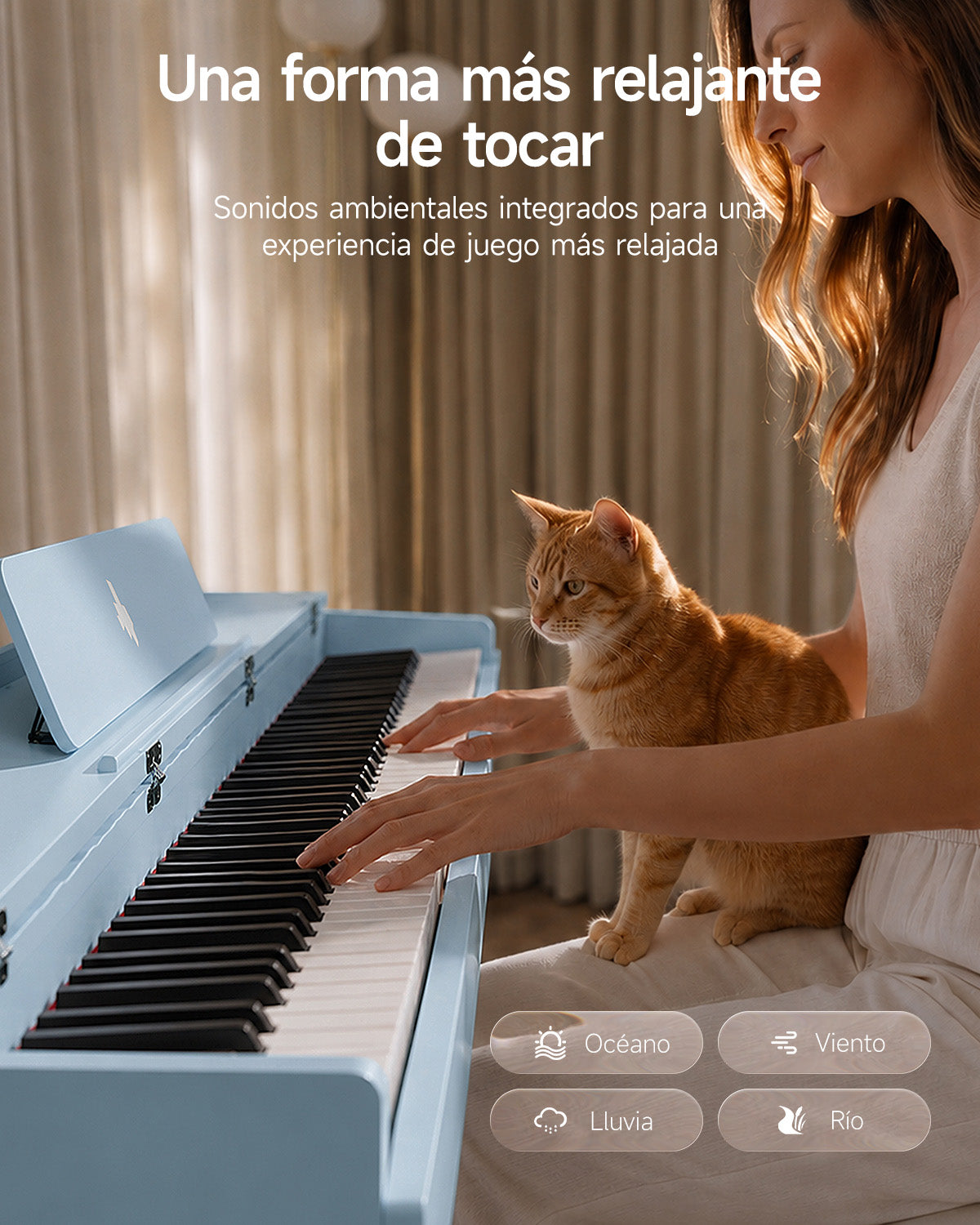 Donner OURA™ S200 Piano digital doméstico de 88 teclas