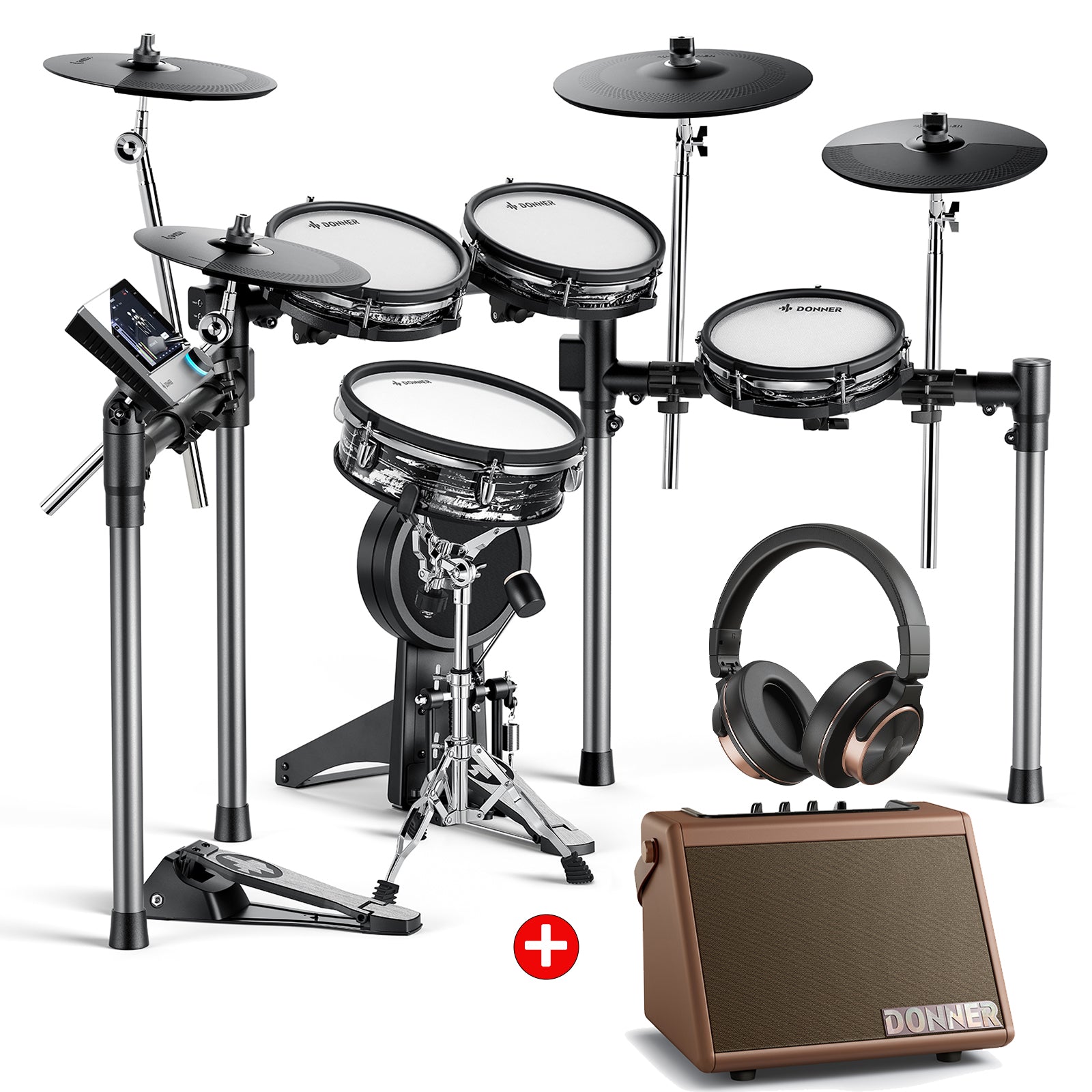 Donner BEAT MAX Kit de Tambores Electrónicos