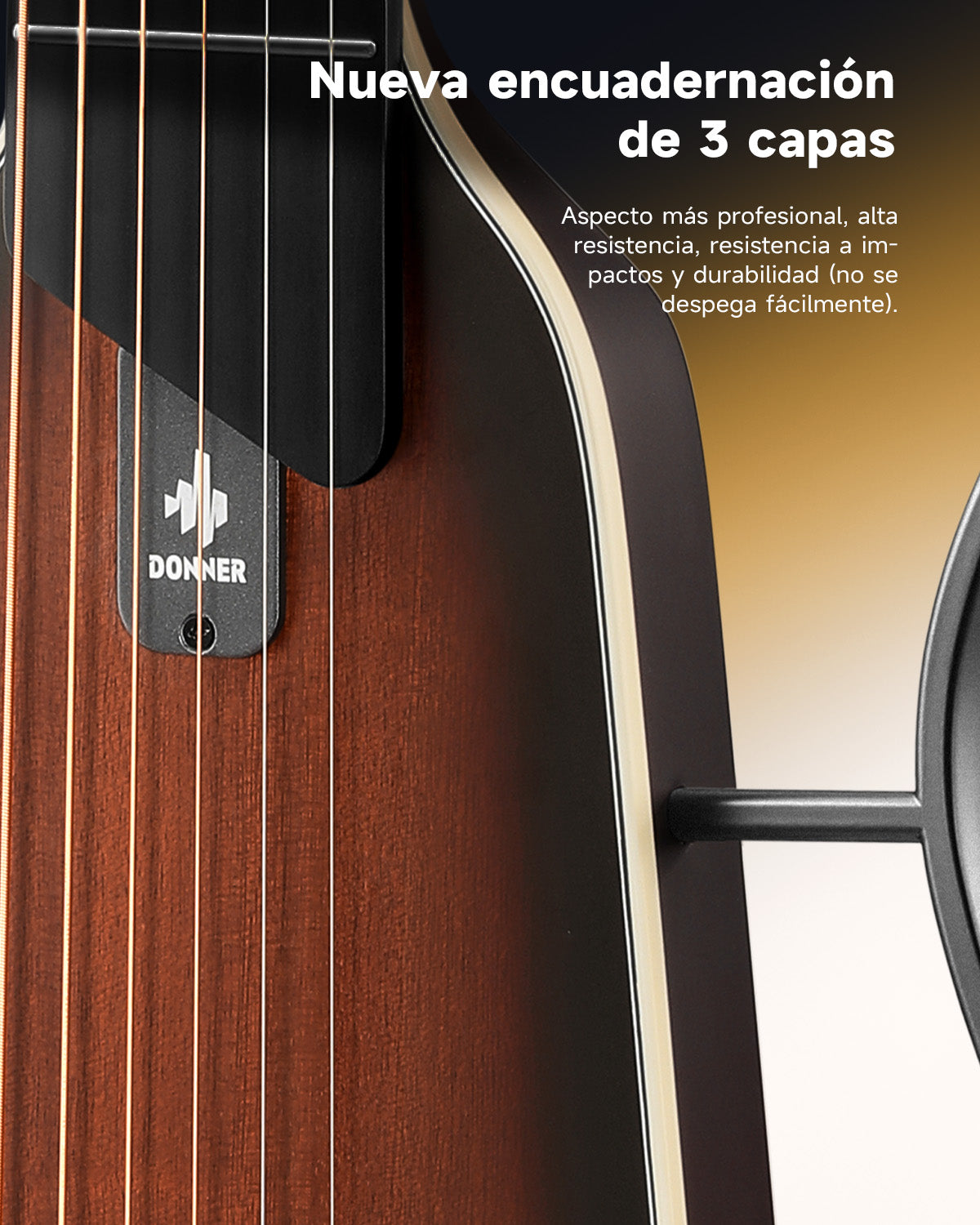 HUSH I Evo2 Guitarra-Color del atardecer##