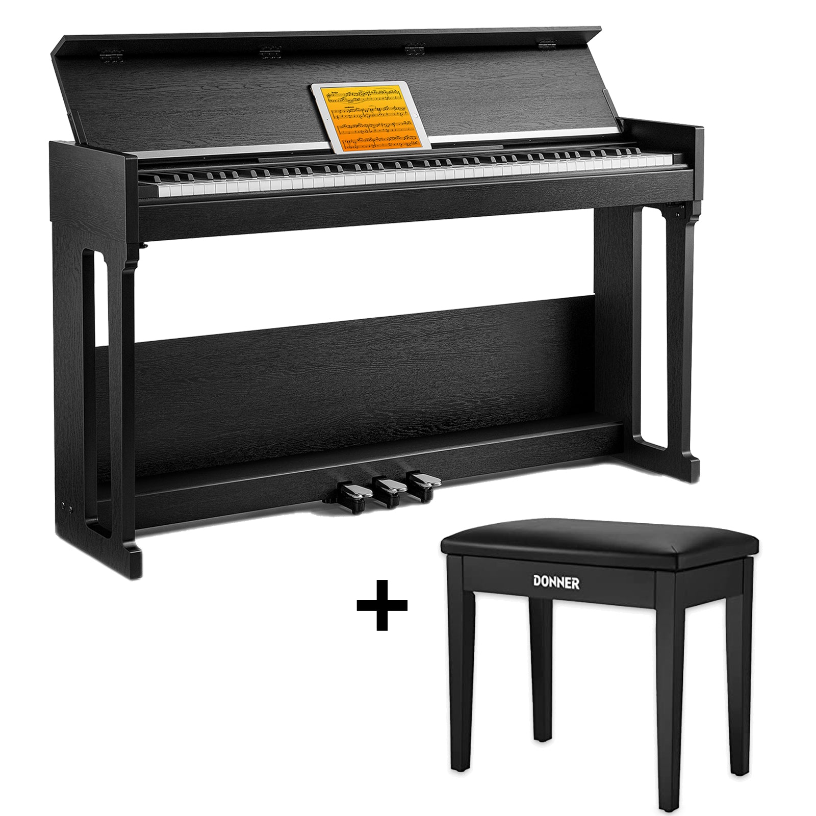 Donner DDP-90 PRO Piano digital doméstico con peso completo