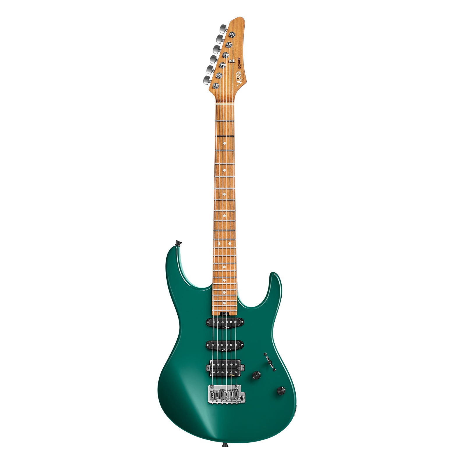 Donner DST-700 Guitarra Eléctrica HSS con bobina dividida Verde