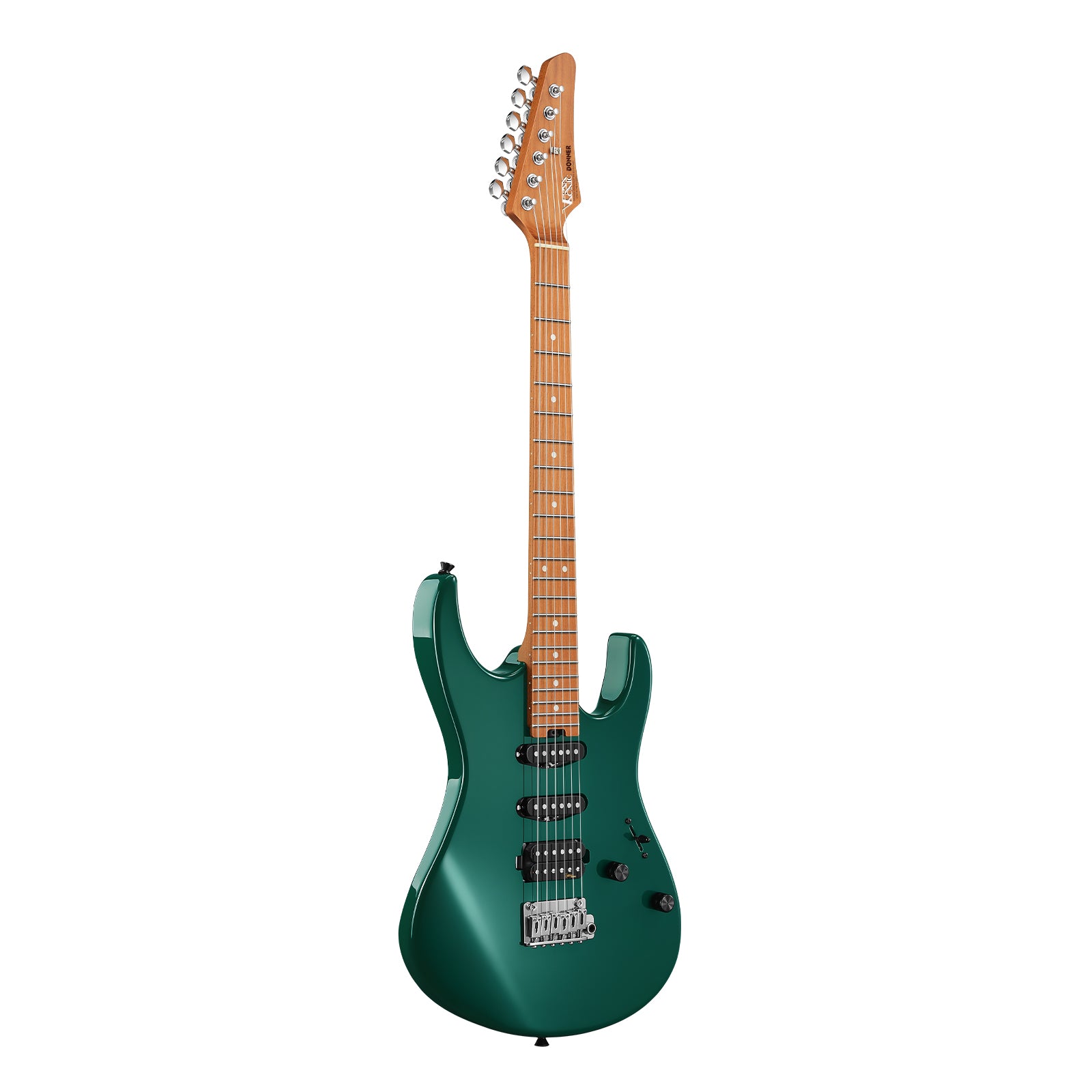 Donner DST-700 Guitarra Eléctrica HSS con bobina dividida Verde