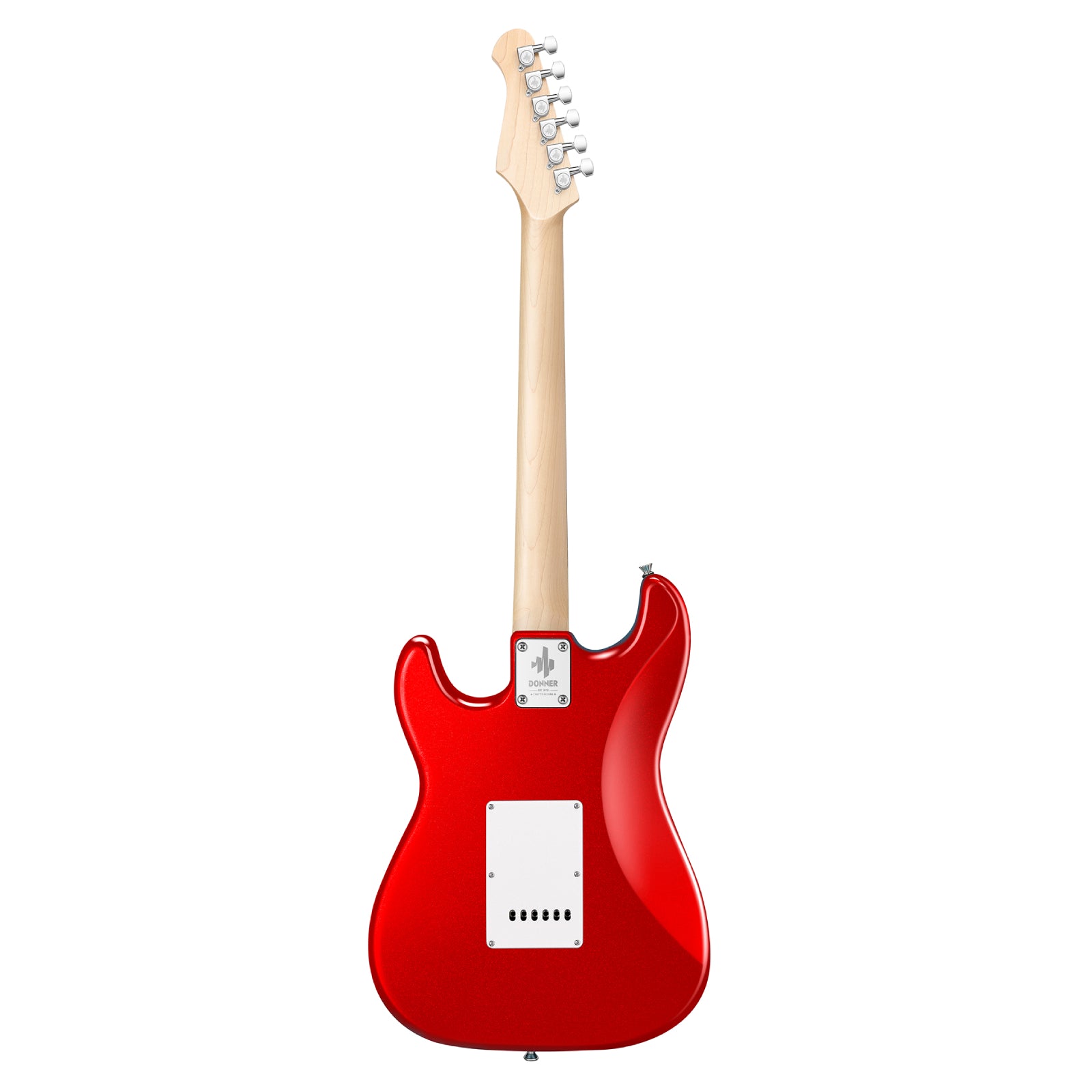 Donner DST-100R Guitarra Eléctrica Tamaño Completo con Amplificador/Bolsa/Afinador Digital/Capo/Tahalí/Cuerdas/Cable/Púas