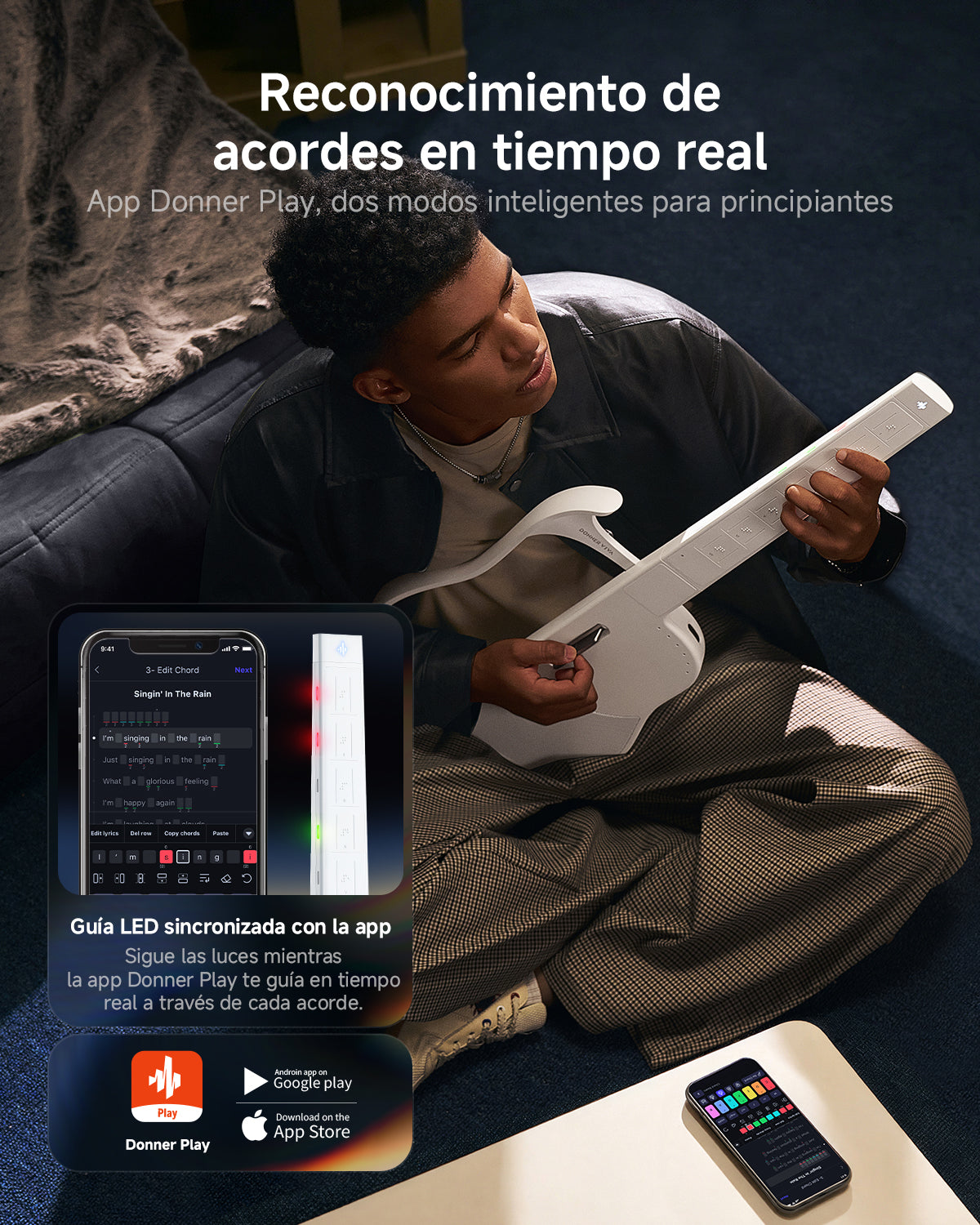 Donner VIVA Guitarra sin cuerdas