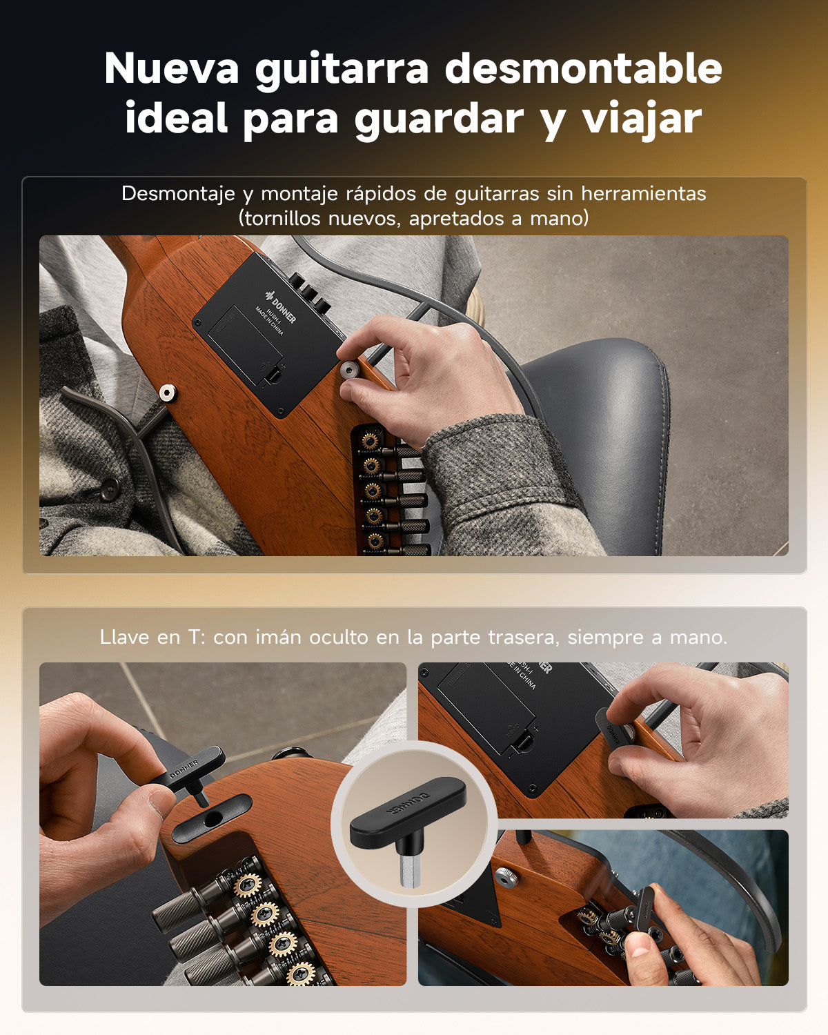 HUSH I Evo2 Guitarra-Natural##