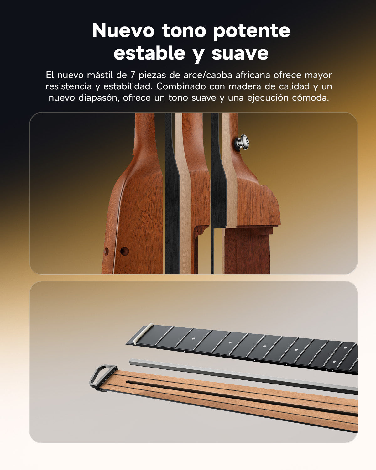 HUSH I Evo2 Guitarra-Natural##