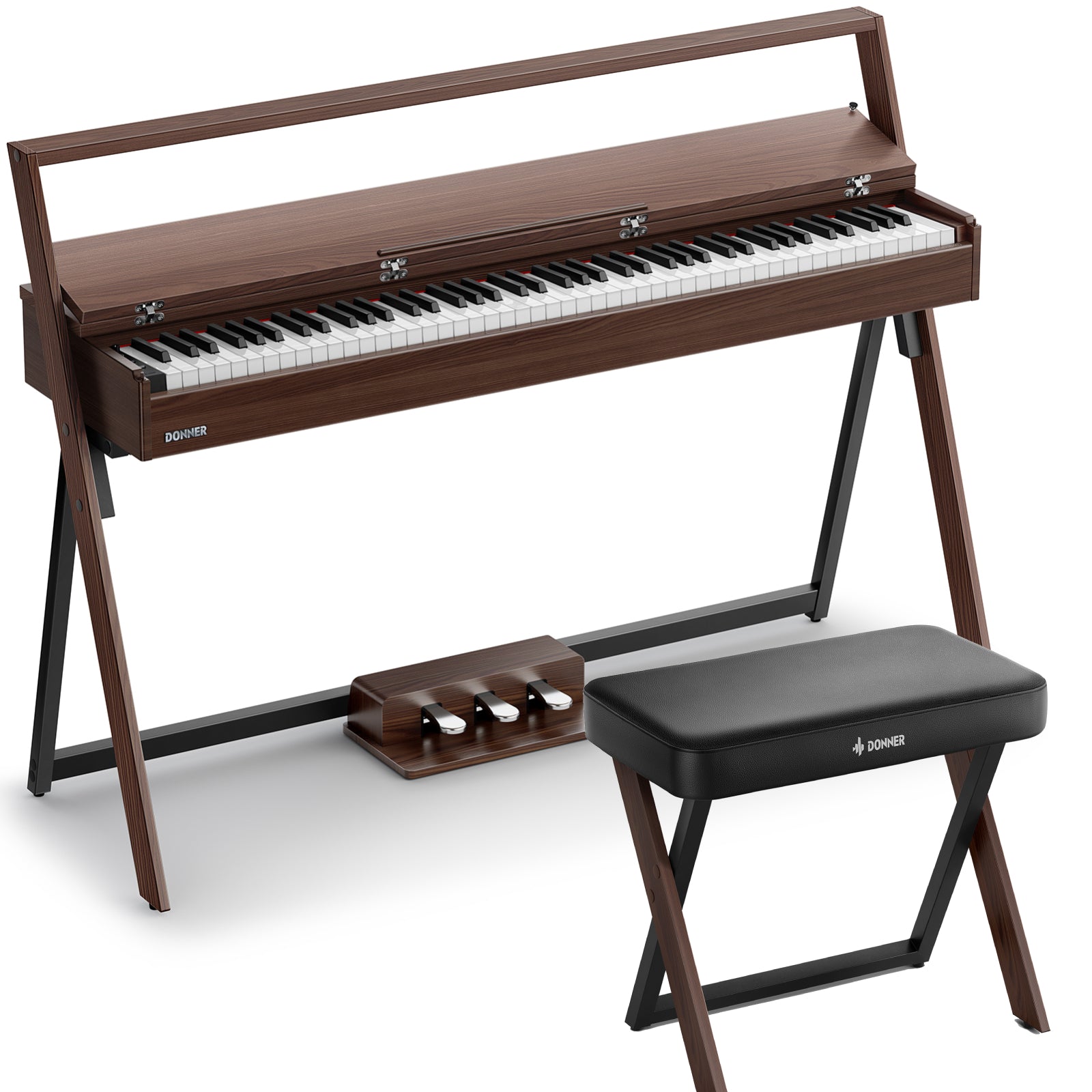 Donner OURA™ R300 Piano Digital Rústico Teclado Domestico