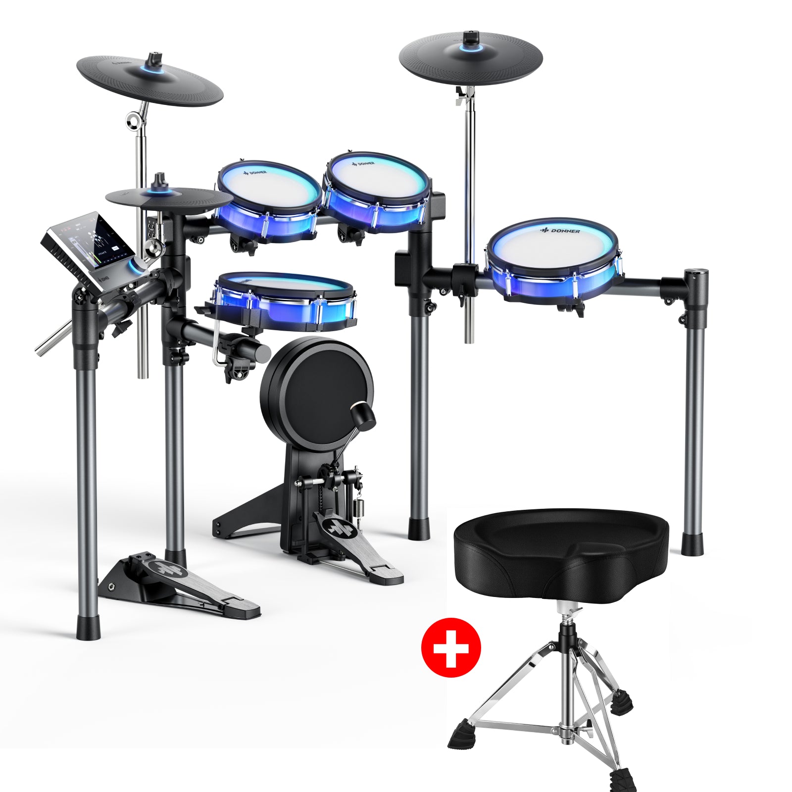 Donner Backbeat Tambor Eléctrico Inteligente