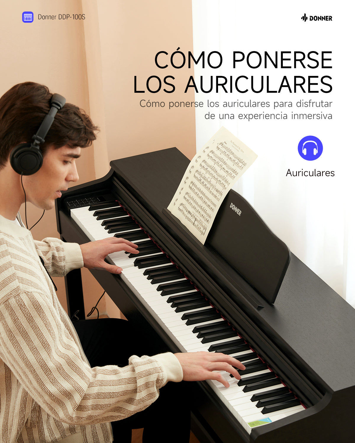 Donner DDP-100S Piano Digital MEXICO
