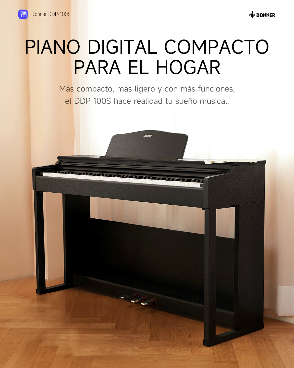 Donner DDP-100S Piano Digital MEXICO