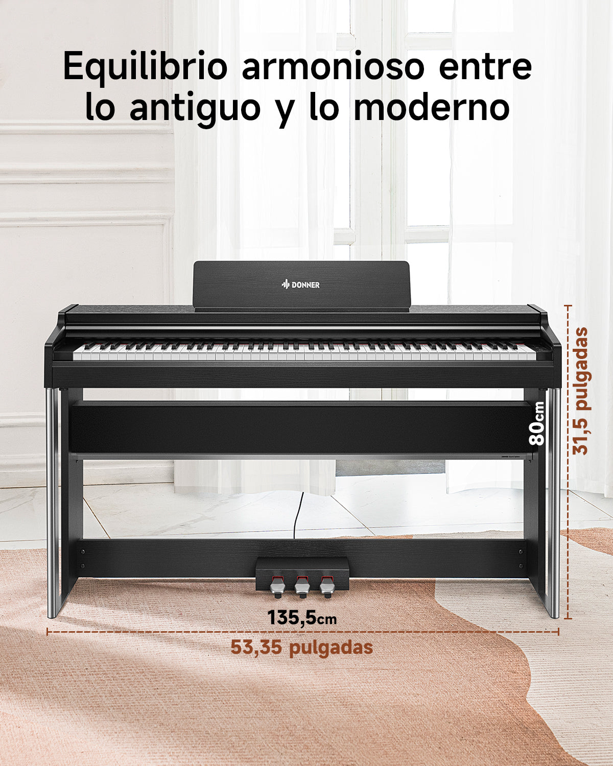 Donner DDP-200 PRO Piano Digital Ponderado de 88 Teclas