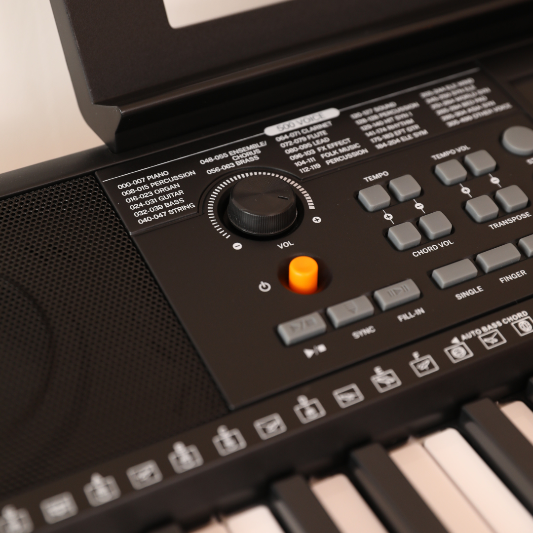Donner DEK-610 Kit de teclado electrónico de tamaño completo de 61 teclas con banco/soporte/micrófono donner music mexico