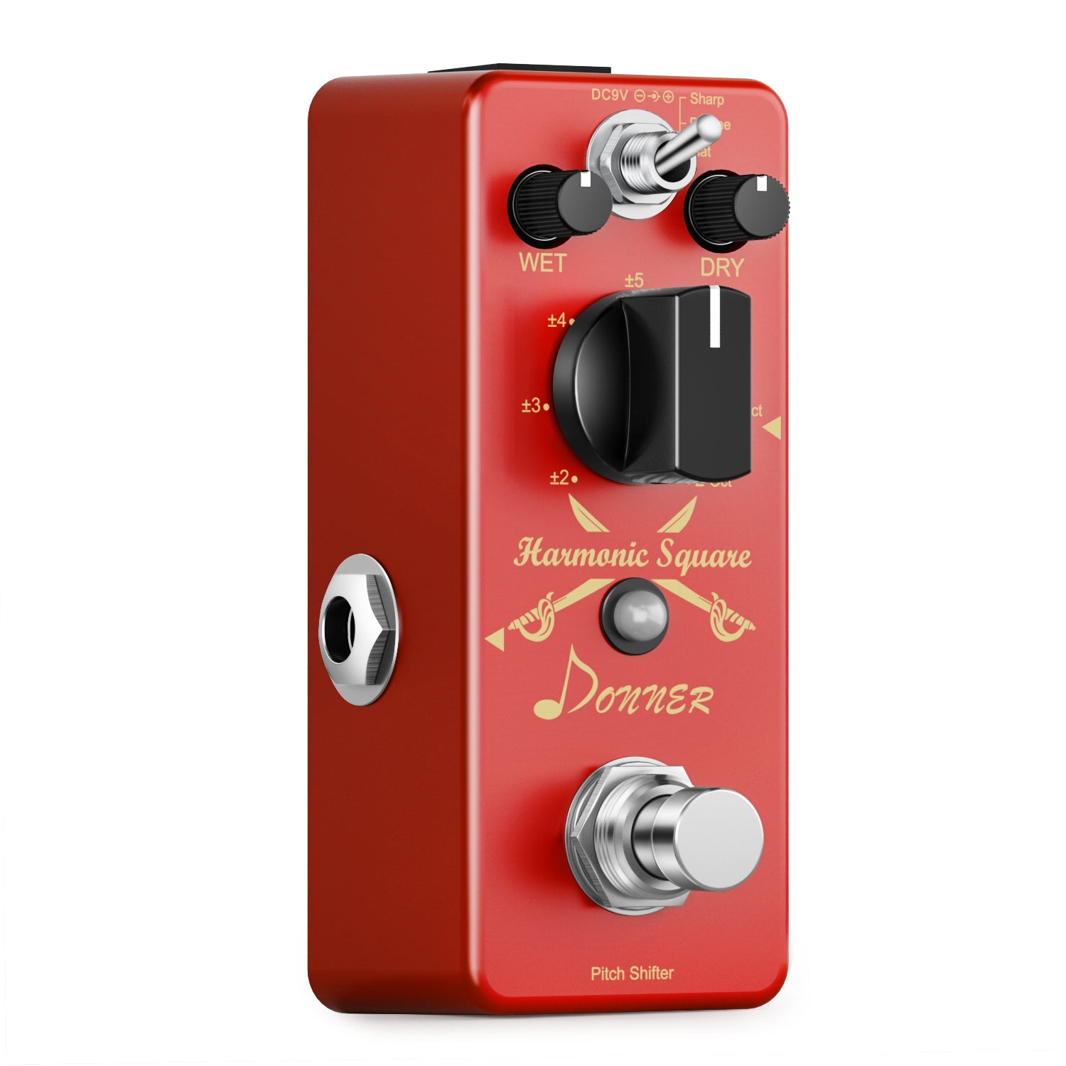 Donner Digital Octave Guitar Effect Pedal Harmonic Square 7 modes - Donnerdeal