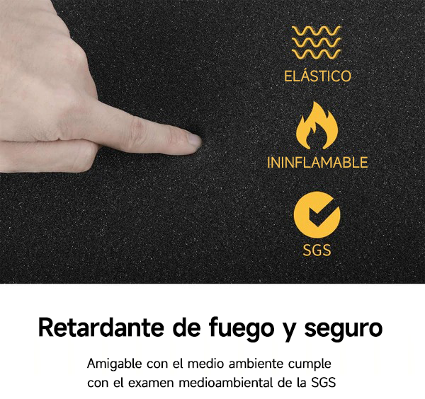 Donner Paquete de 50 Paneles de Espuma, 1 Pulgada Ininflamable