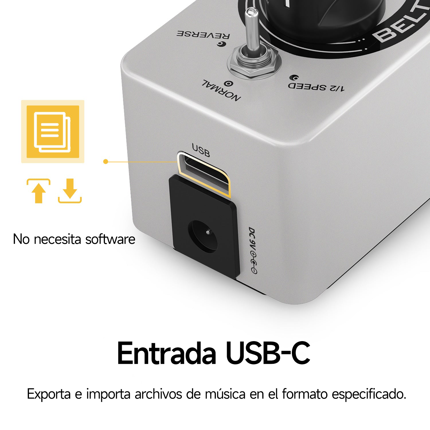 Donner Efecto de tiempo de pedal Beltway Looper donner music mexico
