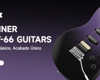 Descripción: Guitarra Donner DMT-66 Midnight Purple Gradient