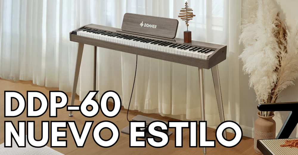 2024, piano eléctrico DDP-60: la fusión perfecta entre excelente rendimiento y diseño elegante
